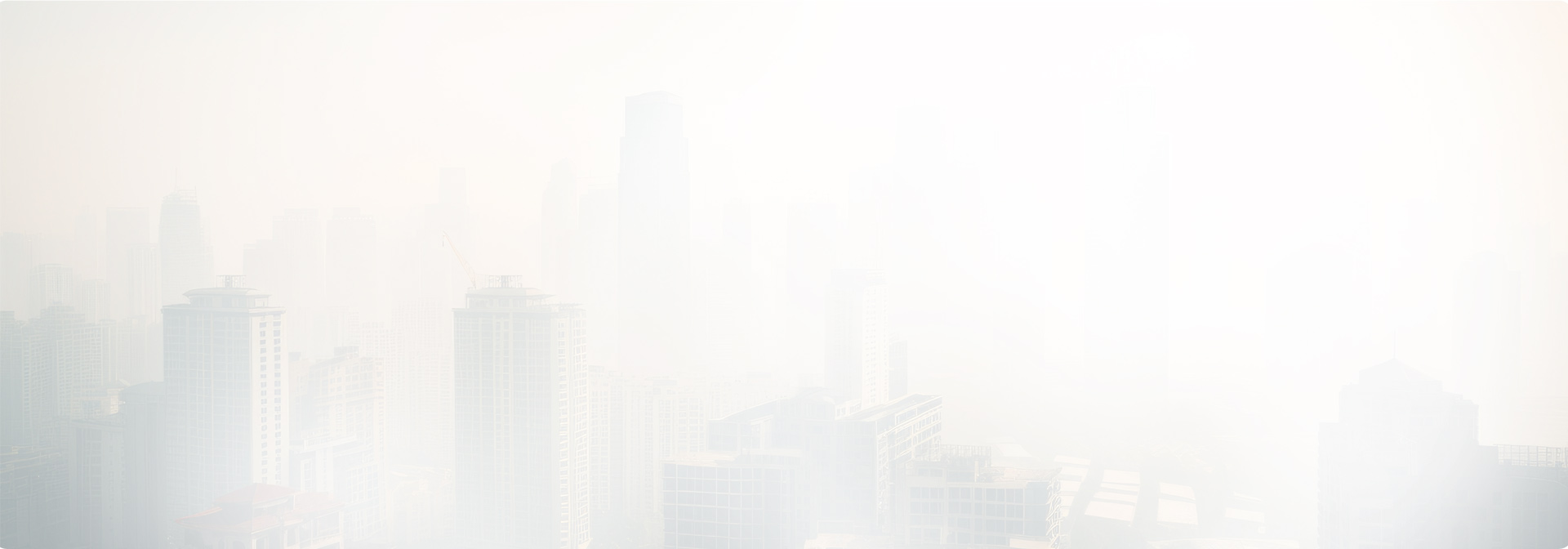 Verschmutzte Stadt – Luftverschmutzung in der Heizsaison