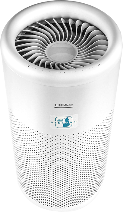 Luftreiniger LIFAair LA352C – Ansicht von oben