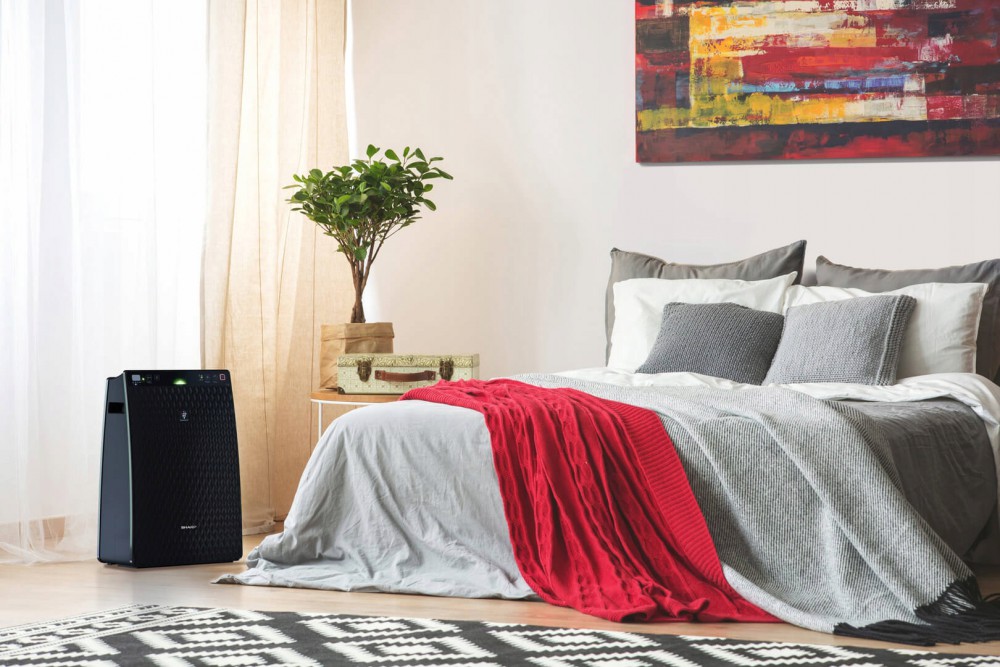 Sharp UA-HG30E-B – Luftreiniger im Raum