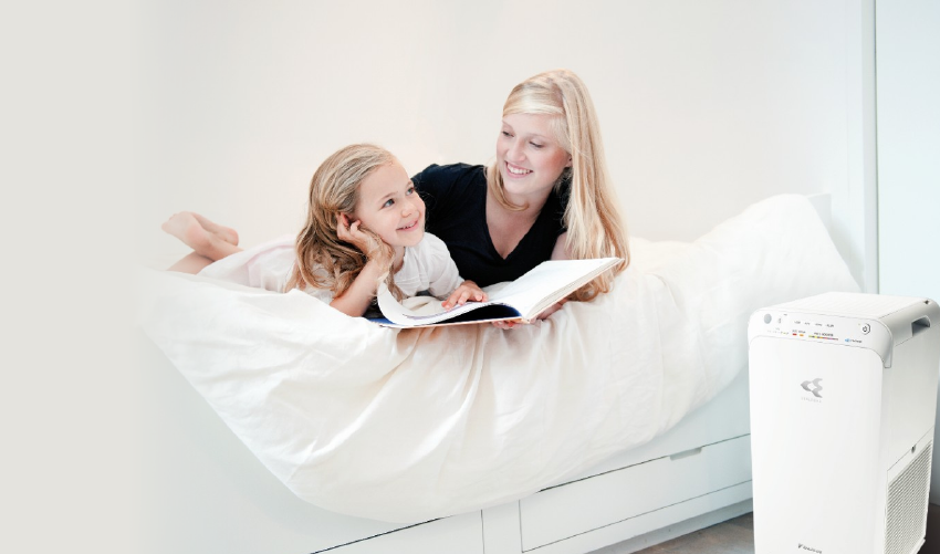 Daikin Luftreiniger Arrangement