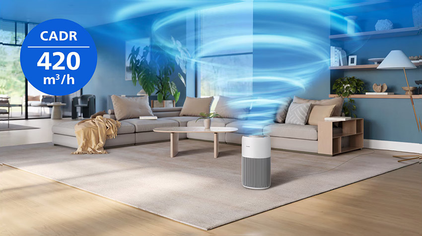 Philips AC2220/10 als Luftreiniger für Allergiker im Schlafzimmer und Wohnbereich
