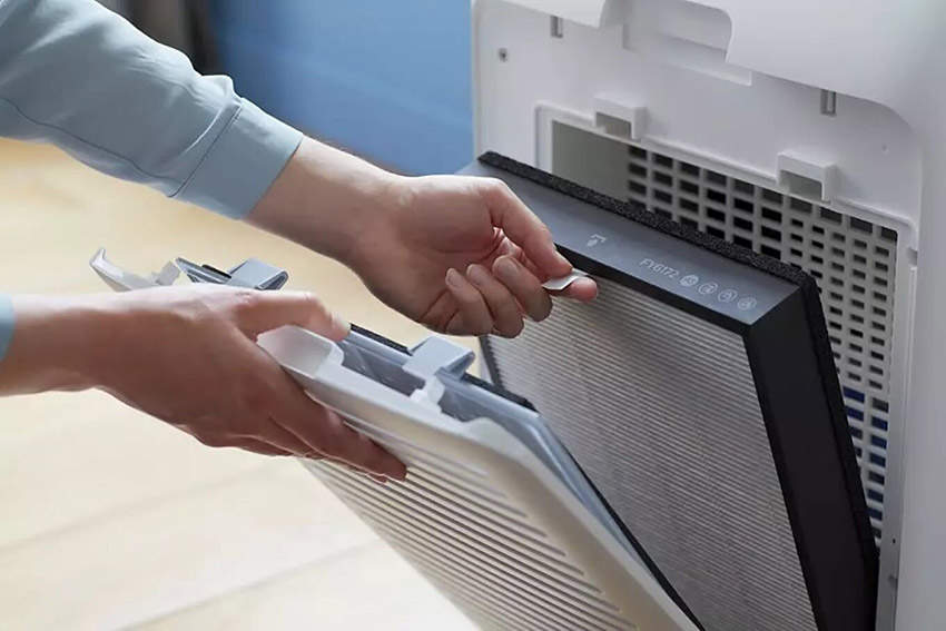 HEPA-Filter in einem Philips Luftreiniger