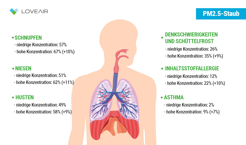 Auswirkungen von Smog auf die Gesundheit