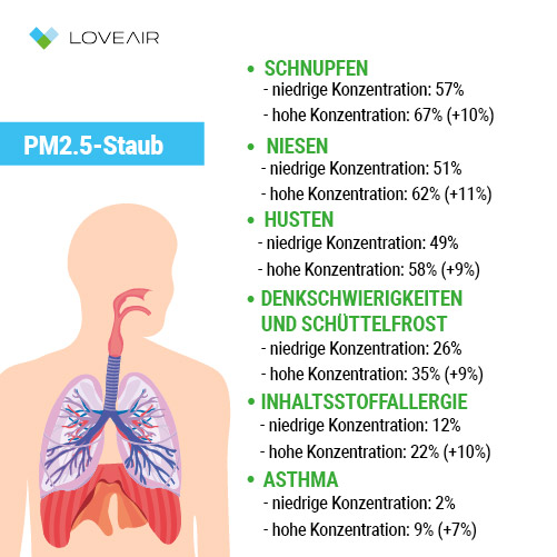 Auswirkungen von Smog auf die Gesundheit
