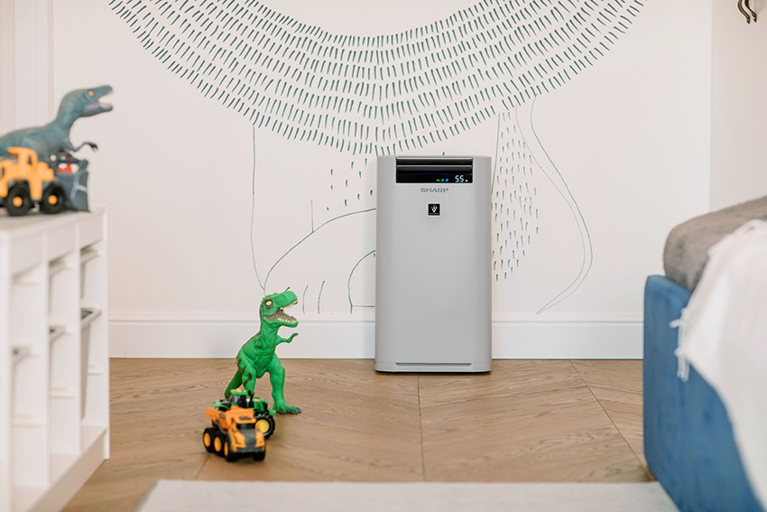 Sharp UA-HG60E-L – Luftreiniger im Raum