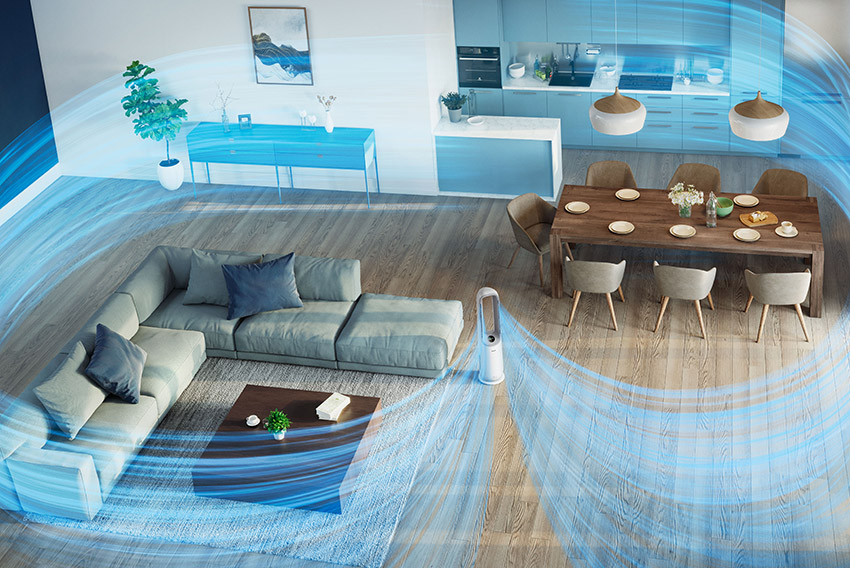 Philips AMF765/10 Air Performer mit Ventilatorfunktion und HEPA-Filtration