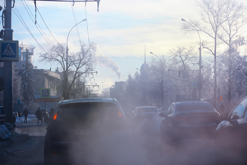 Straßenverkehr und Luftverschmutzung