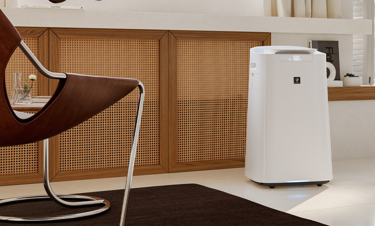 Luftreiniger mit Befeuchtungsfunktion Sharp UA-KIL60E-W
