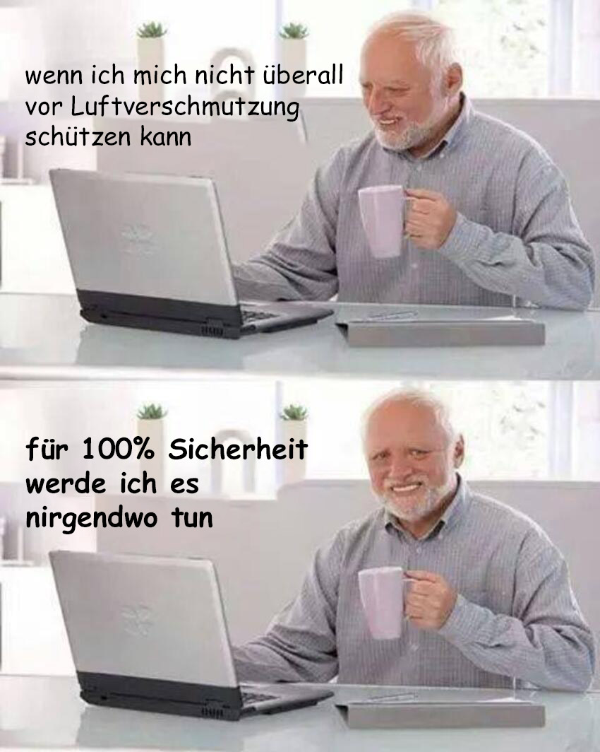 Mythen über Luftreiniger - Meme