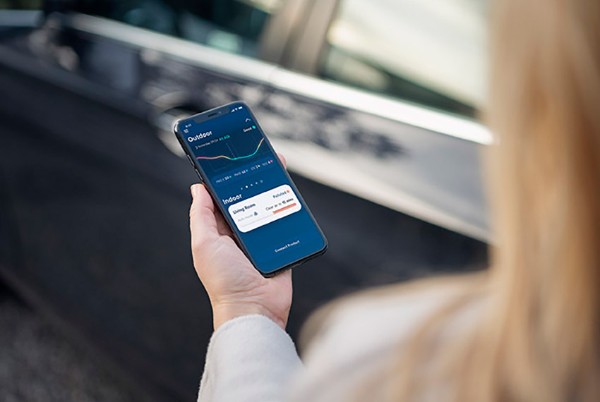 Blueair Mobile App - Überprüfung der Außenluftqualität