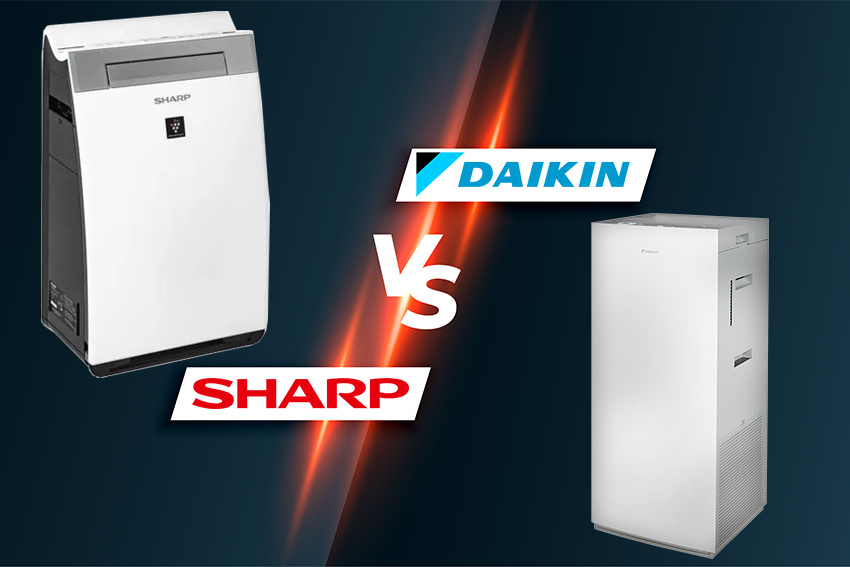Luftreiniger Sharp KI-G75EUW und Daikin MCK70ZW