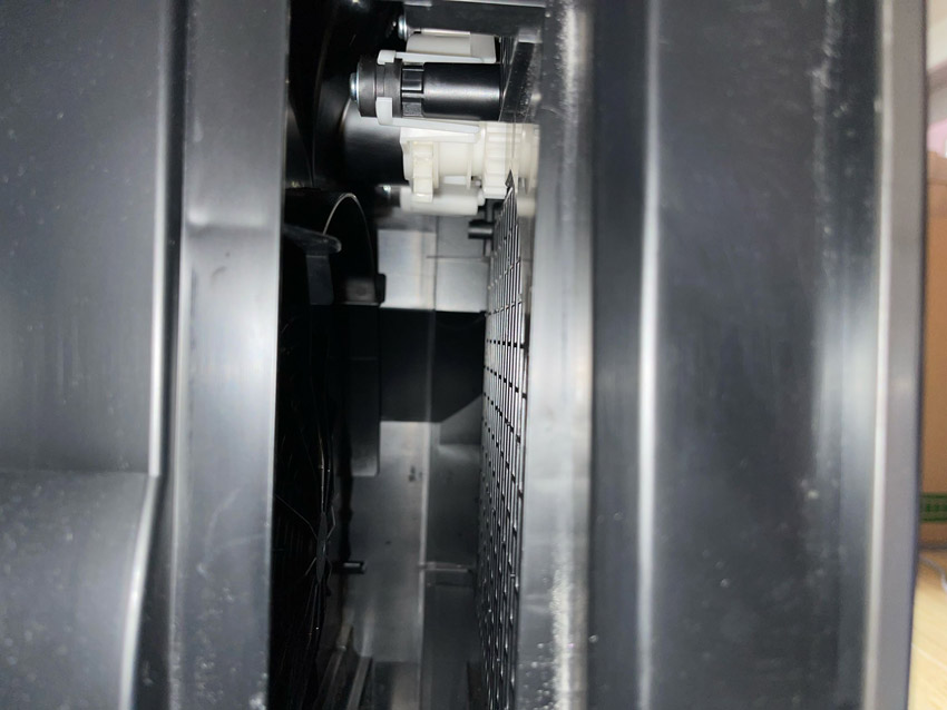 Getriebe im Luftbefeuchtermechanismus