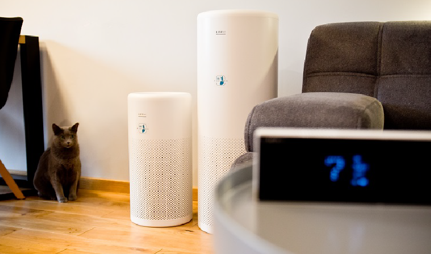 Luftreiniger von LIFAair in einem modernen Interieur