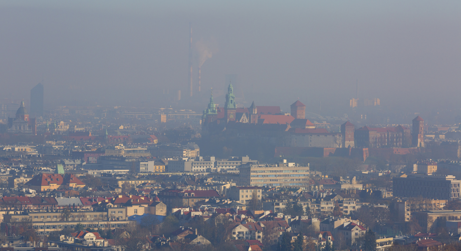 Arten von Smog in der Stadt