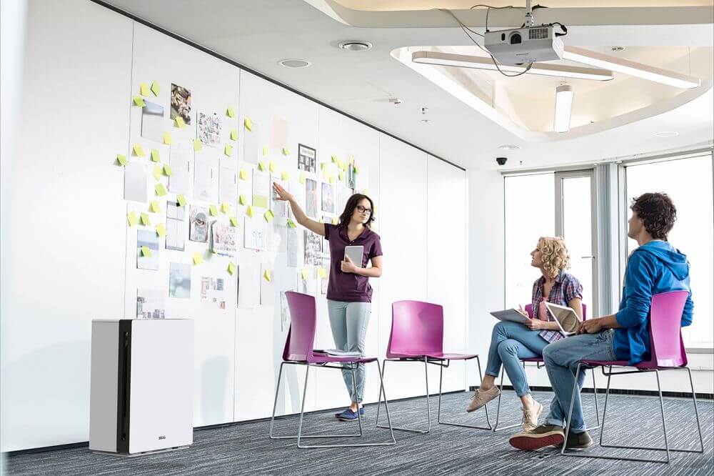 Luftreiniger im Büro