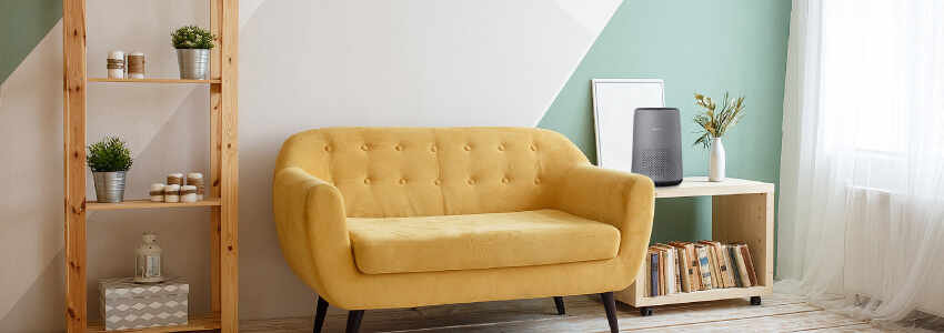 Philips Luftreiniger im Wohnraum