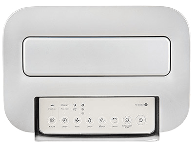 Sharp KC-G60EUW Ansicht von oben