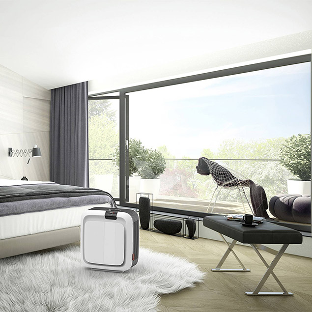 Boneco H700 in einer Raumumgebung