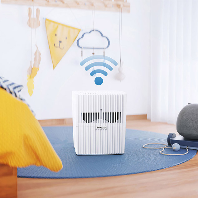 VENTA AH510 Original Connect White Luftbefeuchter im Einsatz