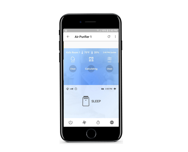 Screenshot der Sharp-App