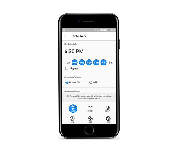 Screenshot der Sharp-App
