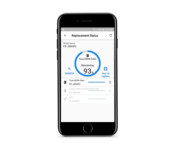 Screenshot der Sharp-App
