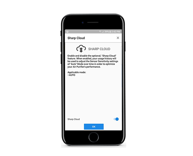 Screenshot der Sharp-App