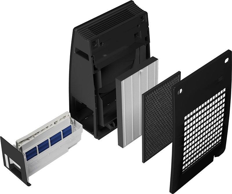Sharp UA-HG30E-B mit ausgebauten Filtern