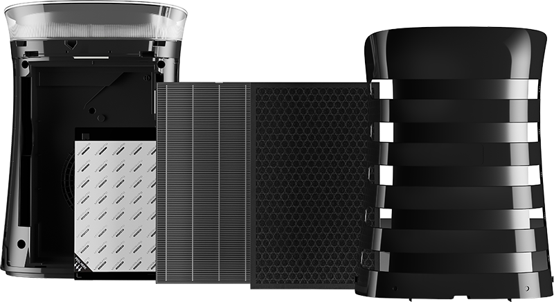 Sharp UA-PM50E-B zerlegte Filter