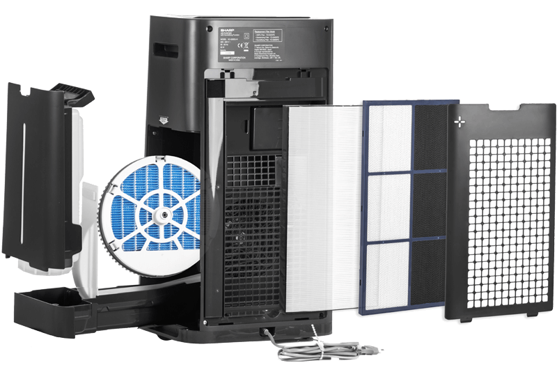 Filtration im Sharp KC-G50EUH