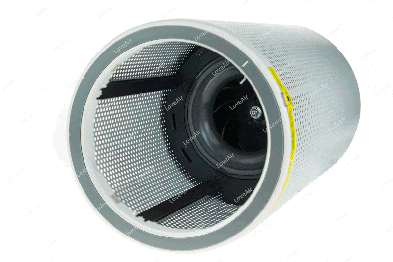 Filtration im Luftreiniger LIFAair LA333