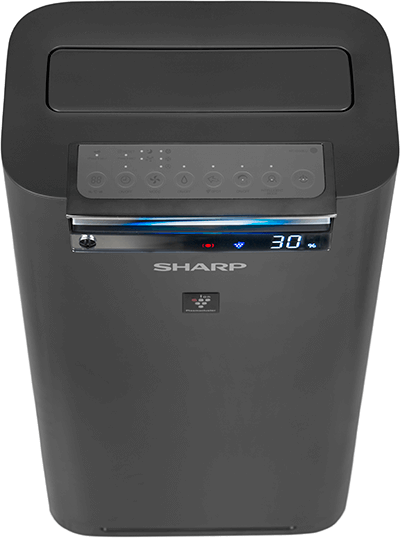 Sharp KC-G50EUH Ansicht von oben