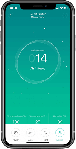 Xiaomi Air Purifier 3C Mi Home App Screenshot