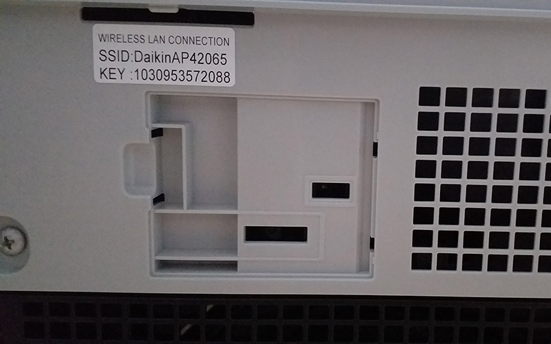 Daikin MCK70ZW - Sensoren