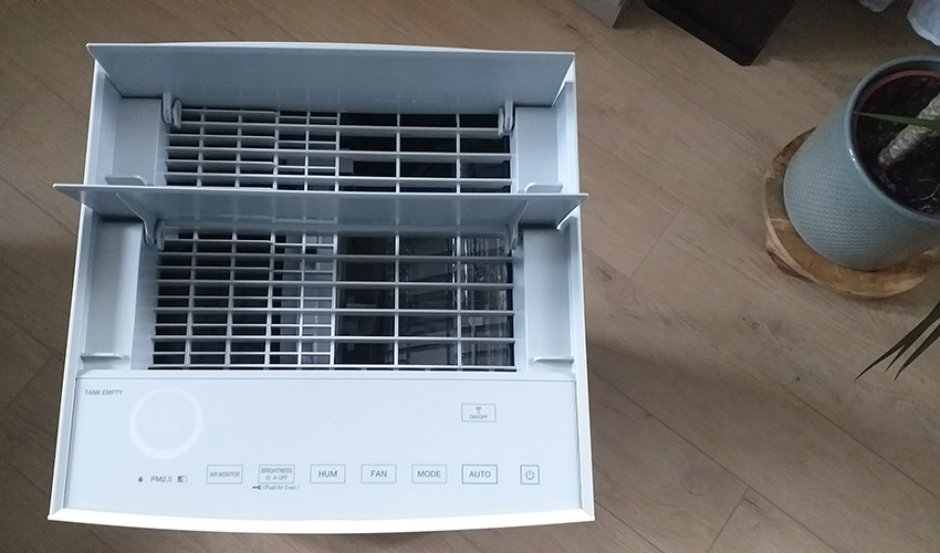 Daikin MCK70ZW - Ansicht von oben