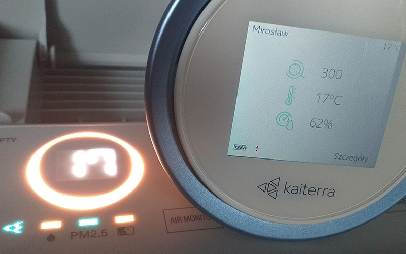 Daikin MCK70ZW - Vergleich der Sensoren mit Messgerät