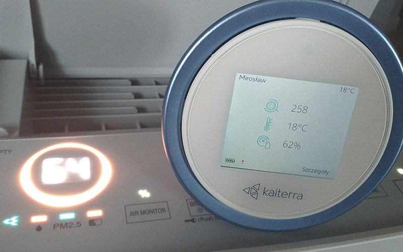 Daikin MCK70ZW - Vergleich der Sensoren mit Messgerät