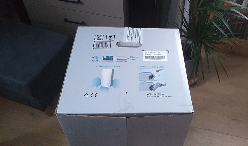 Daikin MCK70ZW - Verpackung