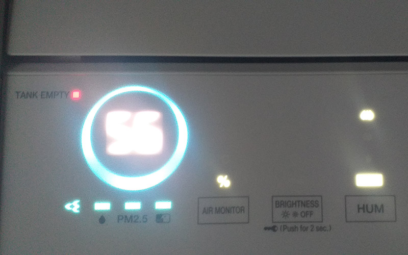 Daikin MCK70ZW - Wasserstandsanzeige