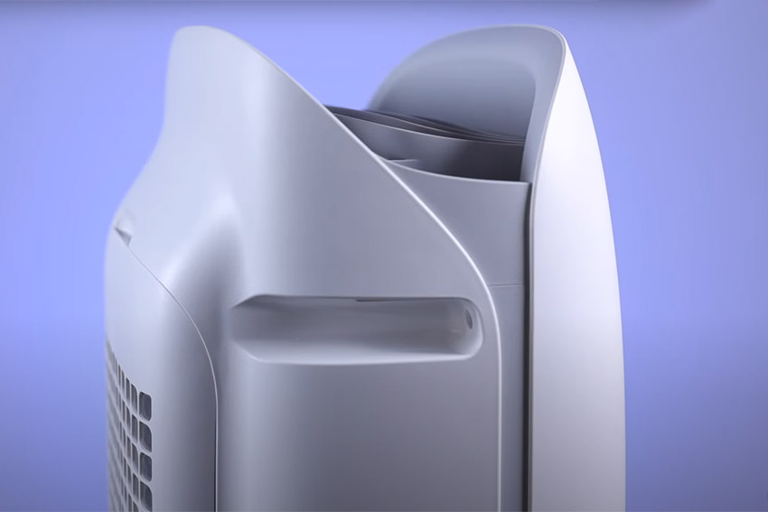 Sharp UA-KCP100E-W - Seitenansicht