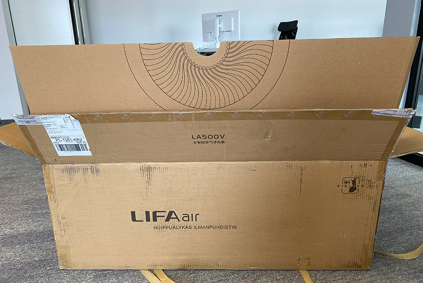 Verpackung LIFAair LA500V