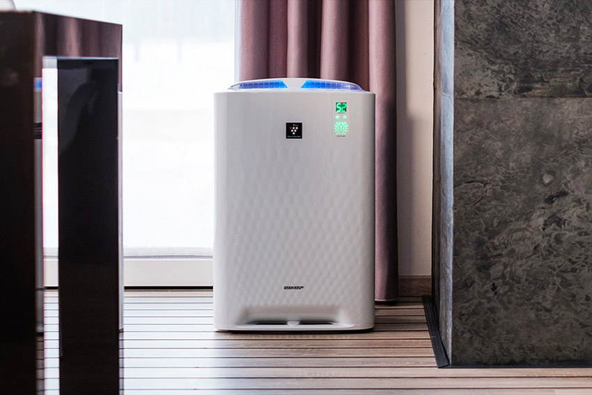 Sharp KC-A40EUW in der Raumgestaltung