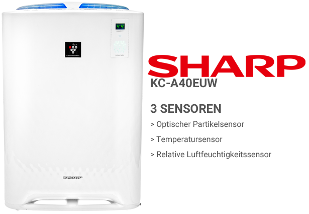 Sharp KC-A40EUW - Sensoren