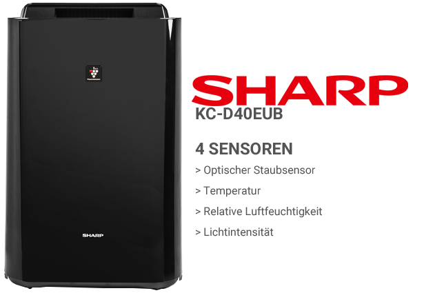 Sharp KC-D40EUB Sensoren