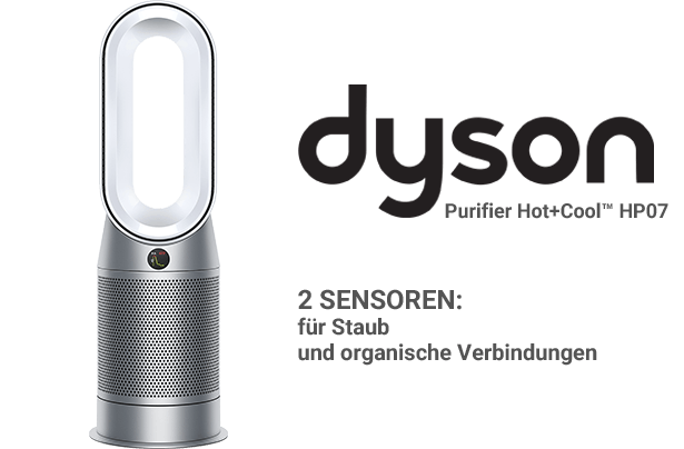 Rezension Dyson Purifier Hot+Cool™ HP07