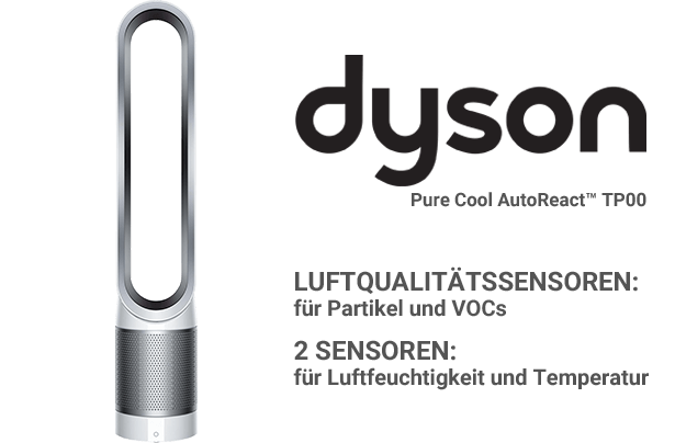 Sensoren im Dyson Pure Cool AutoReact TP00