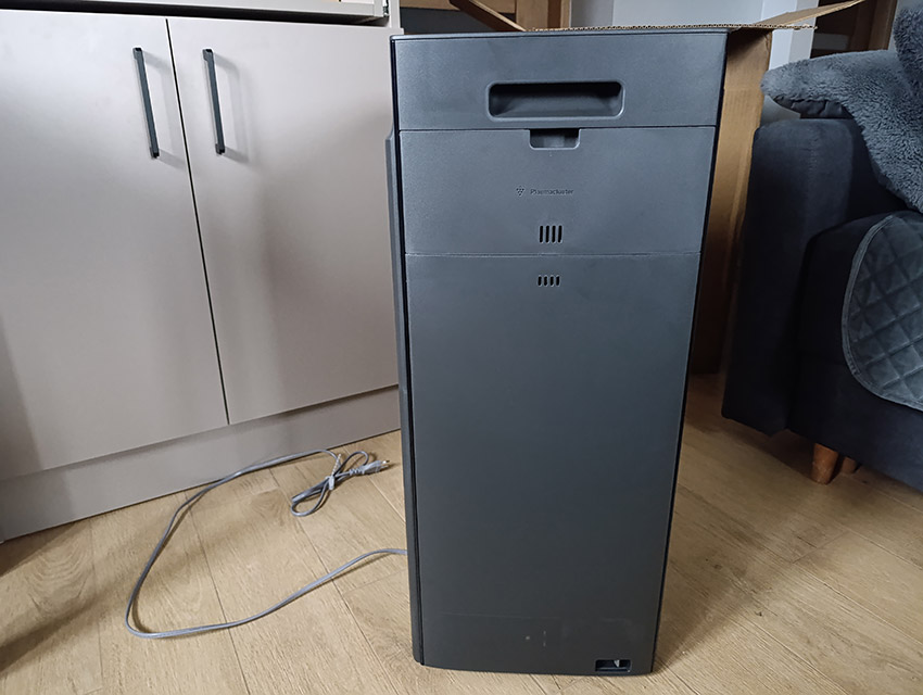 Sharp KI-TX100EU-H – Seitenansicht der Ionisatorseite