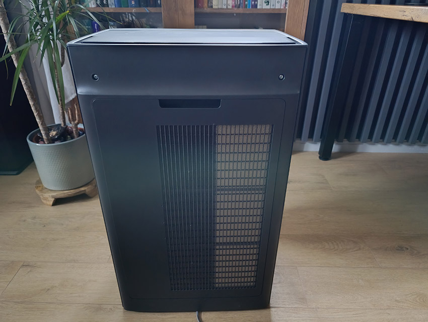 Sharp KI-TX100EU-H – Rückansicht, Filterabdeckung