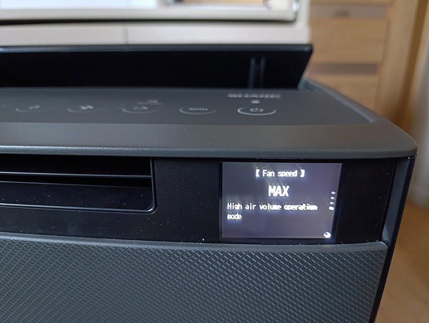 Sharp KI-TX100EU-H – maximaler Betriebsmodus