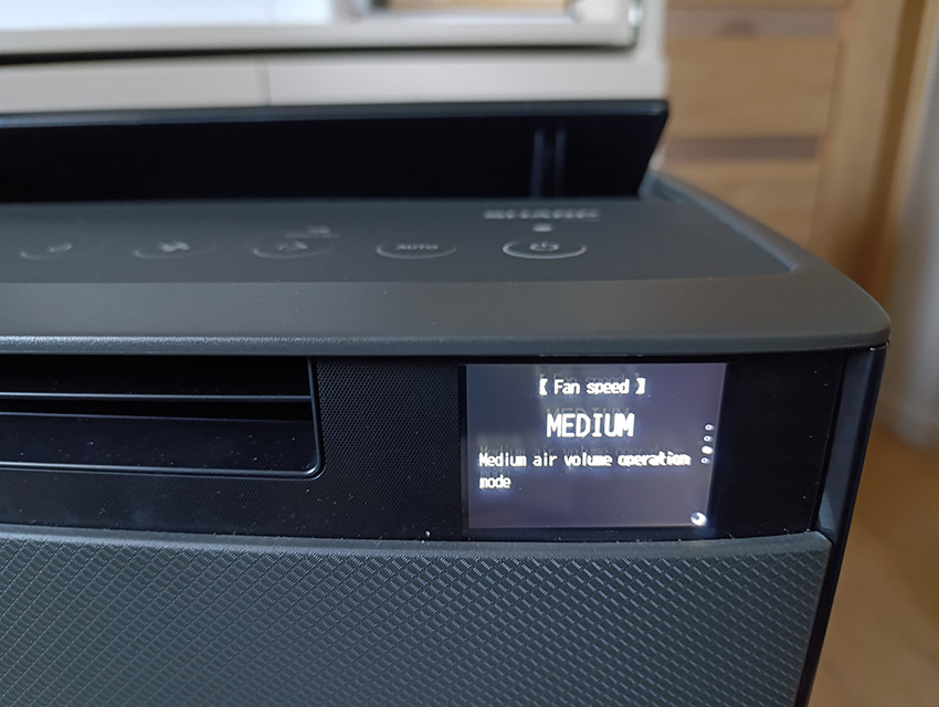 Sharp KI-TX100EU-H – mittlerer Betriebsmodus